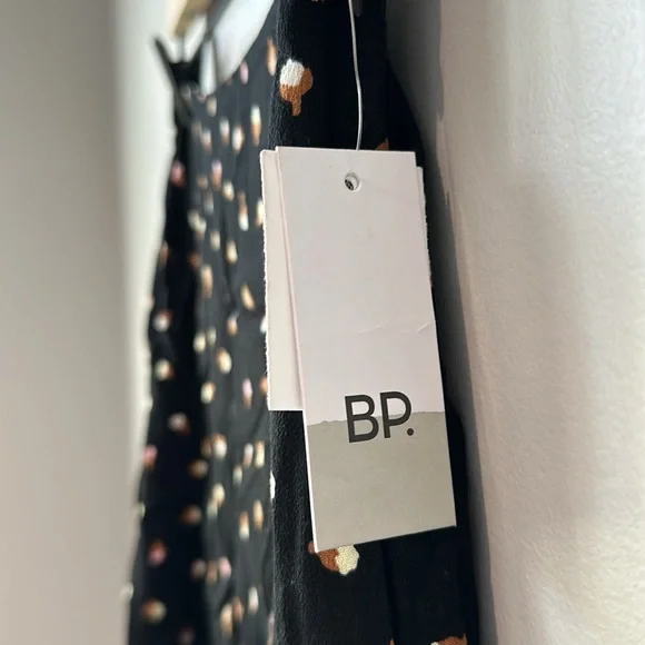 NWT BP Black and Floral Mini Skirt 90's XS - Picture 4 of 7